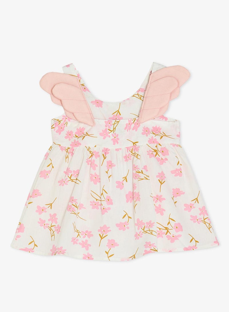 Pinata Floral Print Wing Dress - Image 4